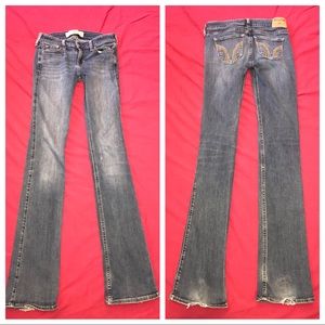 Hollister boot cut jeans 24w x 35L